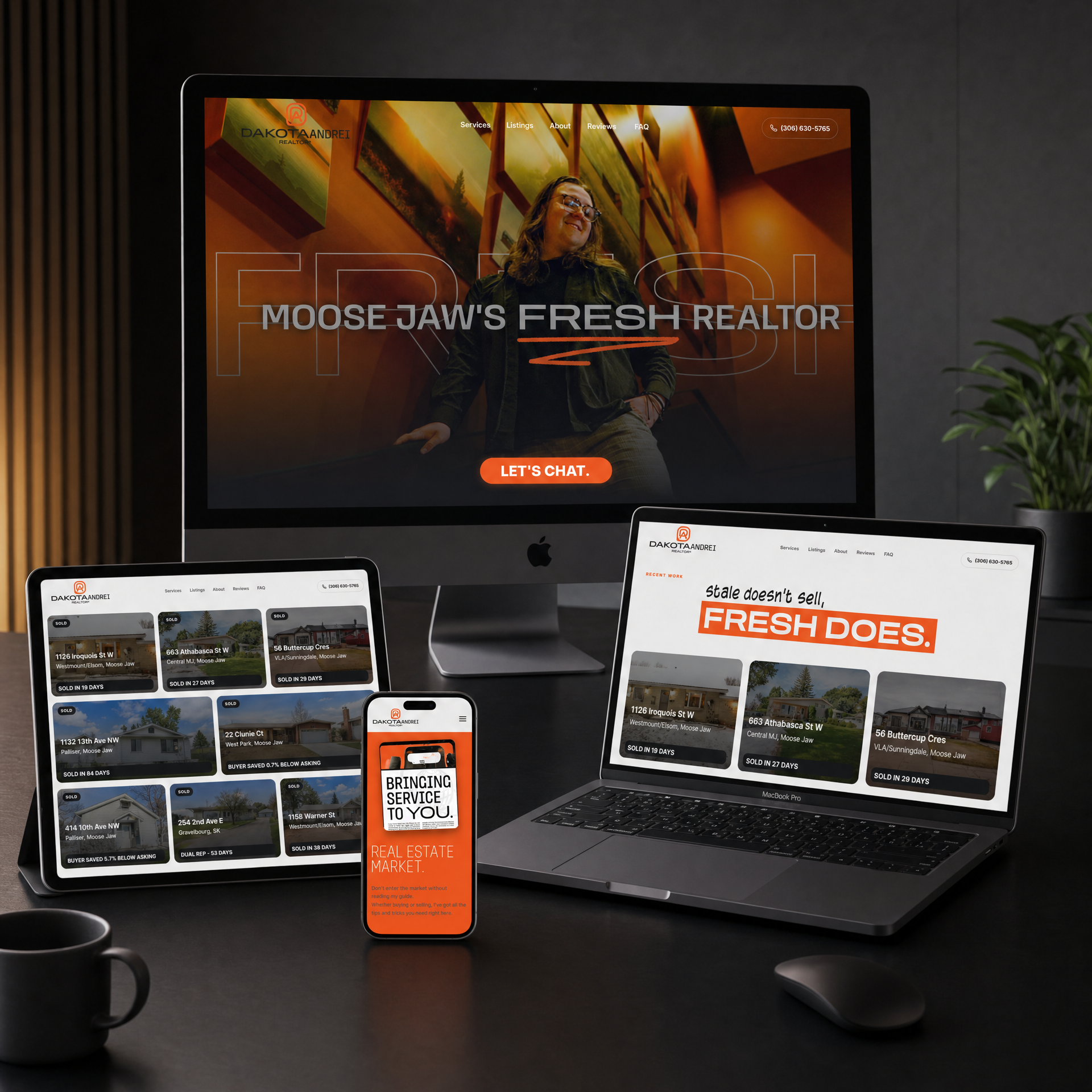 Dakota Andrei Real Estate Mockup